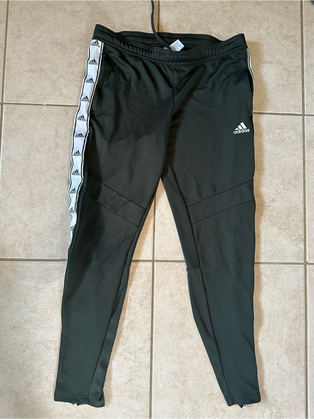 Adidas Womens Track Pants with Side Logo Tape
